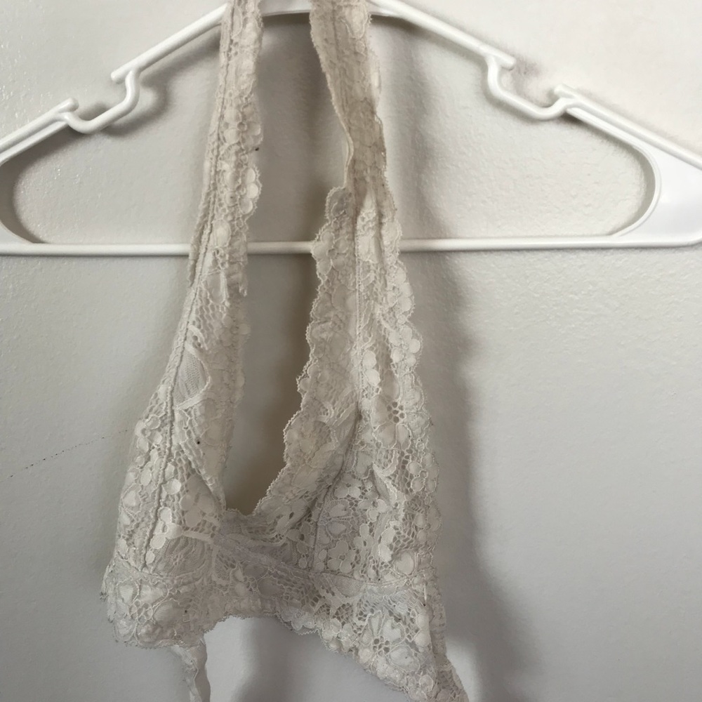 Free people, halter bra.